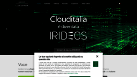 What Clouditalia.com website looked like in 2023 (This year)
