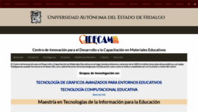 What Cidecame.uaeh.edu.mx website looked like in 2023 (This year)