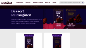 What Cadburyusa.com website looked like in 2023 (This year)