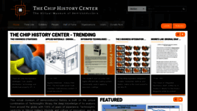 What Chiphistory.org website looked like in 2023 (2 years ago)