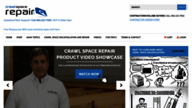 What Crawlspacerepair.com website looked like in 2023 (This year)
