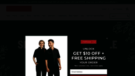 What Chefwear.com website looked like in 2023 (This year)