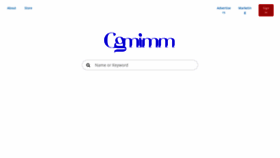 What Cgmimm.com website looked like in 2023 (This year)