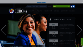 What Coronaca.gov website looked like in 2023 (This year)