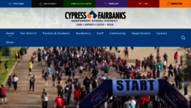 What Cfisd.net website looked like in 2023 (This year)