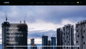 What Cbre.co.in website looked like in 2023 (This year)