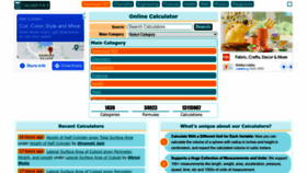 What Calculatoratoz.com website looked like in 2023 (This year)