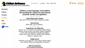 What Chilkatsoft.com website looked like in 2023 (This year)