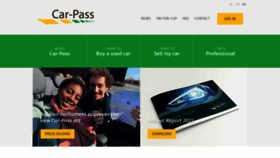 What Car-pass.be website looked like in 2023 (This year)