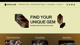 What Crystal-cure.com website looked like in 2023 (This year)