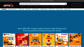 What Couponupto.com website looked like in 2023 (This year)
