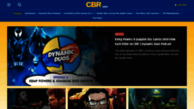 What Cbr.com website looked like in 2023 (This year)