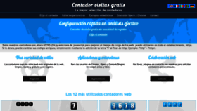 What Contadorvisitasgratis.com website looked like in 2023 (This year)