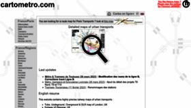 What Cartometro.com website looked like in 2023 (This year)
