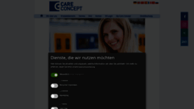 What Care-concept.de website looked like in 2023 (This year)