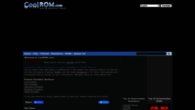 What Coolrom.com.au website looked like in 2023 (This year)