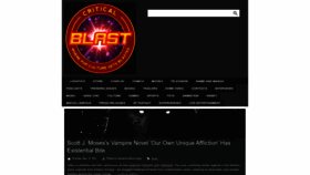 What Criticalblast.com website looked like in 2023 (This year)