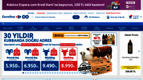 What Carrefoursa.com website looked like in 2023 (This year)