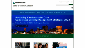 What Clevelandclinicmeded.com website looked like in 2023 (This year)