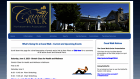 What Canalwalkhoa.com website looked like in 2023 (This year)