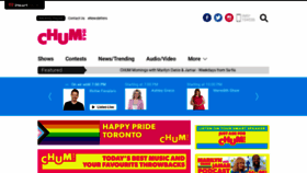 What Chumfm.com website looked like in 2023 (This year)