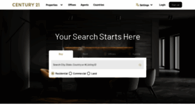 What Century21global.com website looked like in 2023 (This year)