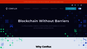 What Confluxnetwork.org website looked like in 2023 (This year)