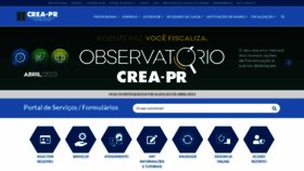 What Crea-pr.org.br website looked like in 2023 (This year)