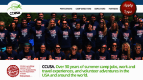 What Ccusa.com website looked like in 2023 (This year)