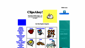 What Clipsahoy.com website looked like in 2023 (This year)