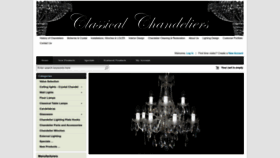 What Classicalchandeliers.co.uk website looked like in 2023 (This year)
