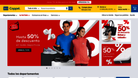 What Coppel.com website looked like in 2023 (This year)