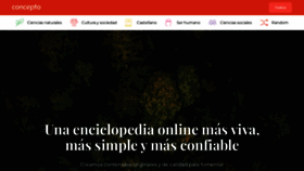 What Concepto.de website looked like in 2023 (This year)