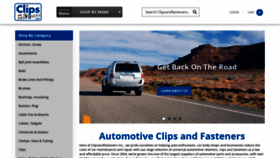 What Clipsandfasteners.com website looked like in 2023 (2 years ago)