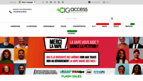 What Cig-access-pro.com website looked like in 2023 (This year)