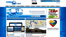 What Cyprusbybus.com website looked like in 2023 (This year)