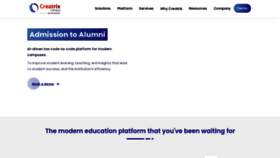 What Creatrixcampus.com website looked like in 2023 (2 years ago)