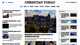 What Christiantoday.com website looked like in 2023 (This year)