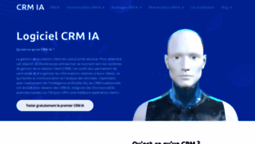 What Crm-ia.com website looked like in 2023 (This year)