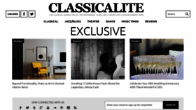 What Classicalite.com website looked like in 2023 (This year)
