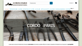 What Cordo.paris website looked like in 2023 (This year)