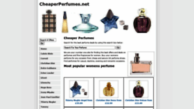 What Cheaperperfumes.net website looked like in 2023 (This year)