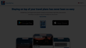What Checkmytrip.com website looked like in 2023 (This year)