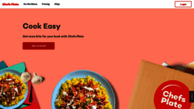What Chefsplate.com website looked like in 2023 (This year)
