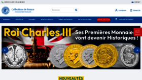 What Collectionsdefrance.fr website looked like in 2023 (This year)