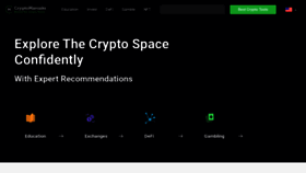 What Cryptomaniaks.com website looked like in 2023 (This year)