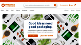 What Containerandpackaging.com website looked like in 2023 (This year)