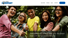 What Collegekickstart.com website looked like in 2023 (This year)
