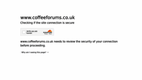 What Coffeeforums.co.uk website looked like in 2023 (This year)
