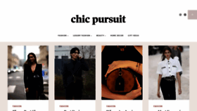 What Chicpursuit.com website looked like in 2023 (This year)
